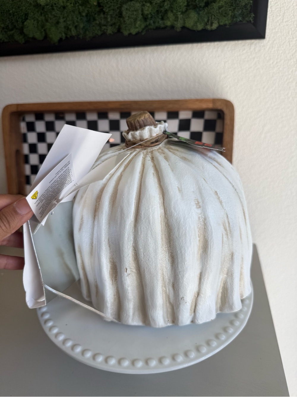 Pumpkin Ghost Costume Decoration - White and Orange - Picture 2 of 3